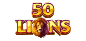 50 lions pokies logo